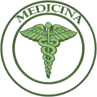 Matriz de Bordado Simbolo de Medicina 